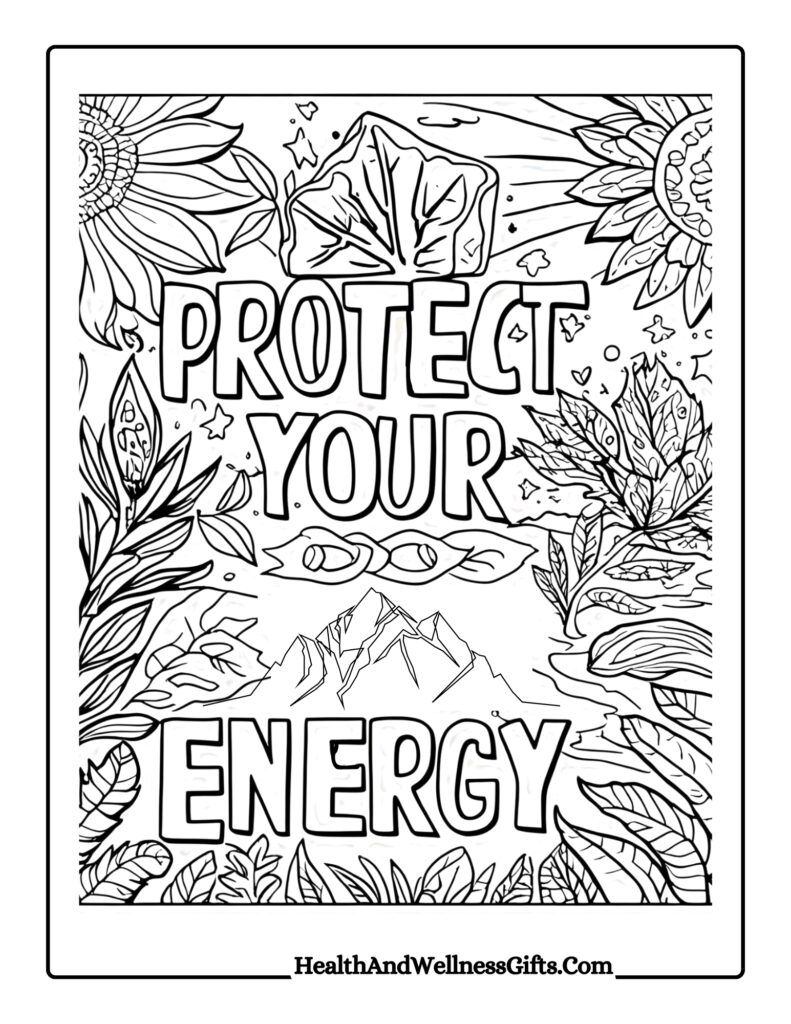 20 Self Care Quotes Coloring Pages | Inspiring PDF Printables For Mindful Gifts 4 free self care quotes coloring pages
