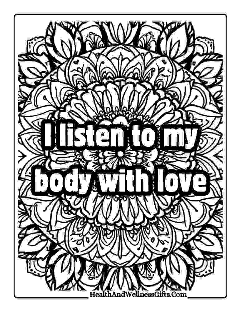 Download Free Mandala Art Therapy Quotes Coloring Pages Floral designs, patterns – Printable PDF 11 Free printable mandala art therapy quotes coloring pages positive emotional mental wellbeing affirmations instant pdf download 11