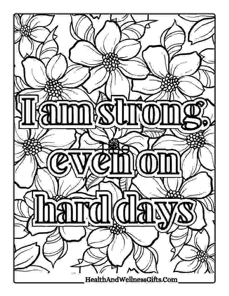 Download Free Mandala Art Therapy Quotes Coloring Pages Floral designs, patterns – Printable PDF 13 Free printable mandala art therapy quotes coloring pages positive emotional mental wellbeing affirmations instant pdf download 13