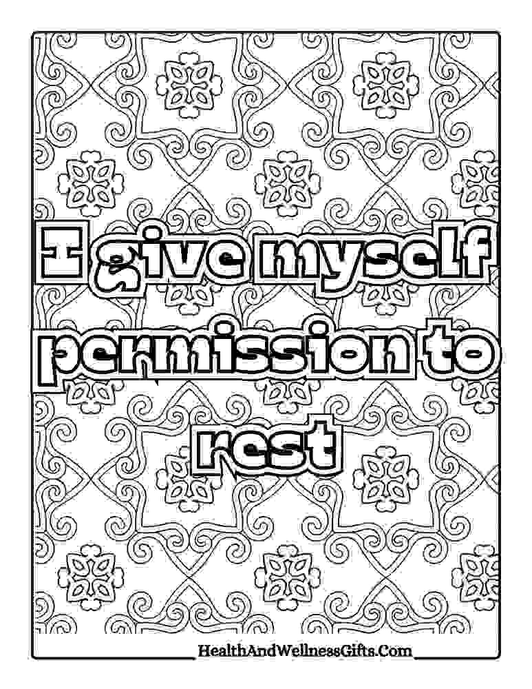 Download Free Mandala Art Therapy Quotes Coloring Pages Floral designs, patterns – Printable PDF 19 Free printable mandala art therapy quotes coloring pages positive emotional mental wellbeing affirmations instant pdf download 19