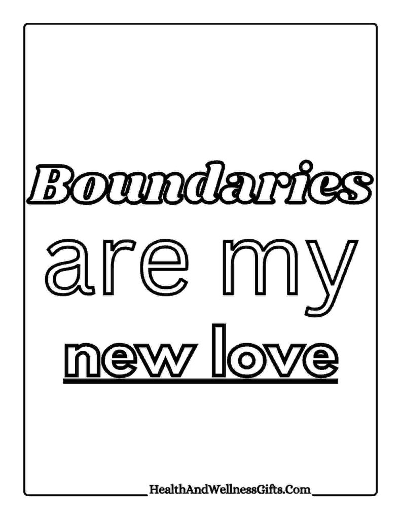 Simple affirmations coloring pages mindful and wellness quotes